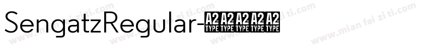 SengatzRegular字体转换