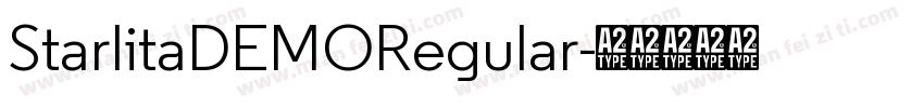 StarlitaDEMORegular字体转换