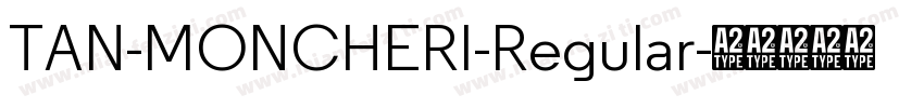 TAN-MONCHERI-Regular字体转换