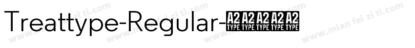 Treattype-Regular字体转换