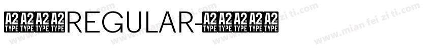 京东郎正REGULAR字体转换