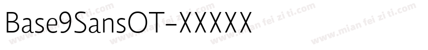 Base9SansOT字体转换