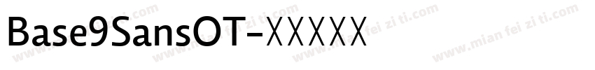 Base9SansOT字体转换