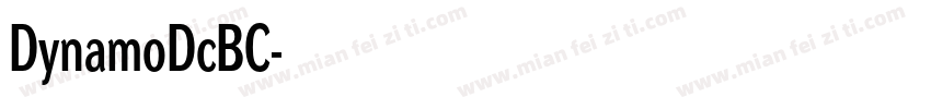 DynamoDcBC字体转换