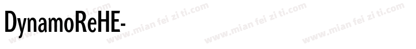 DynamoReHE字体转换