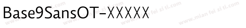 Base9SansOT字体转换