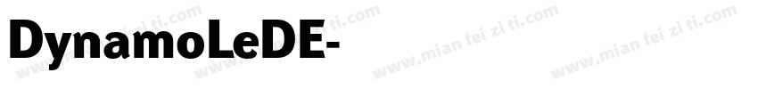 DynamoLeDE字体转换