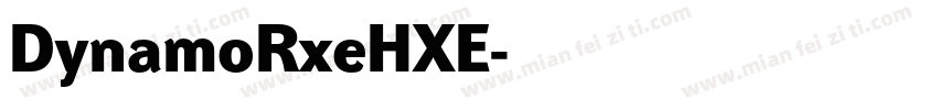 DynamoRxeHXE字体转换