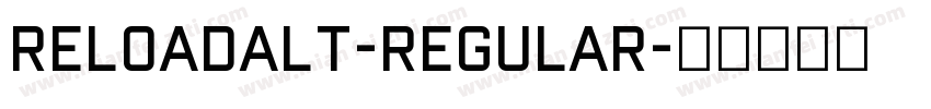 ReloadAlt-Regular字体转换