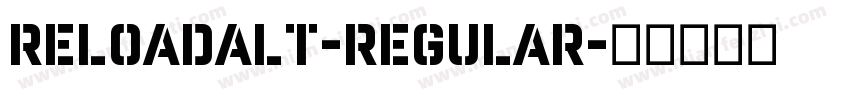 ReloadAlt-Regular字体转换