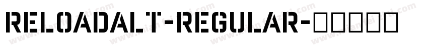 ReloadAlt-Regular字体转换