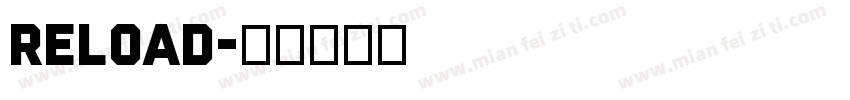 reload字体转换