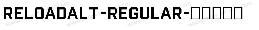 ReloadAlt-Regular字体转换
