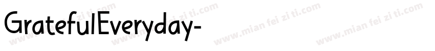 GratefulEveryday字体转换