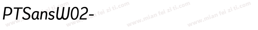 PTSansW02字体转换