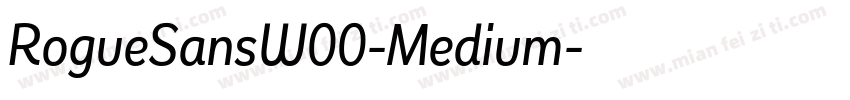 RogueSansW00-Medium字体转换
