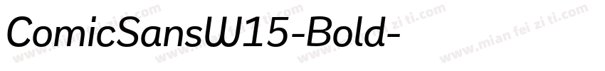 ComicSansW15-Bold字体转换