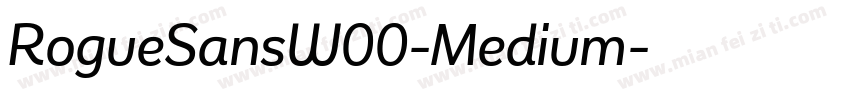 RogueSansW00-Medium字体转换