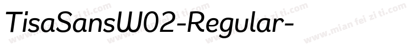 TisaSansW02-Regular字体转换