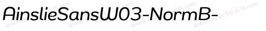 AinslieSansW03-NormB字体转换