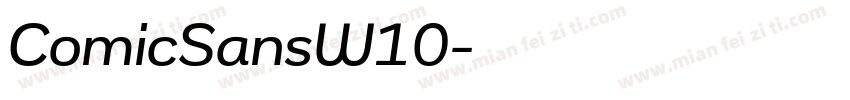 ComicSansW10字体转换