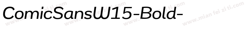 ComicSansW15-Bold字体转换