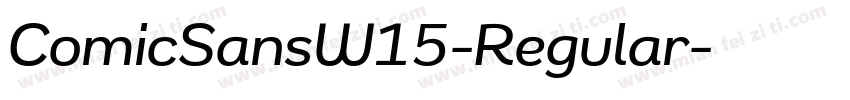 ComicSansW15-Regular字体转换
