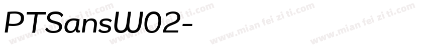 PTSansW02字体转换