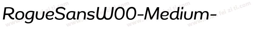 RogueSansW00-Medium字体转换