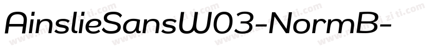 AinslieSansW03-NormB字体转换