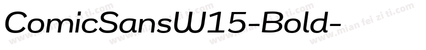 ComicSansW15-Bold字体转换
