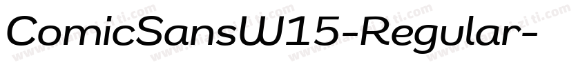 ComicSansW15-Regular字体转换
