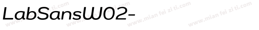 LabSansW02字体转换
