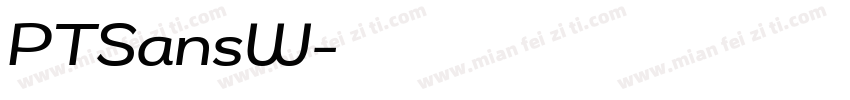 PTSansW字体转换