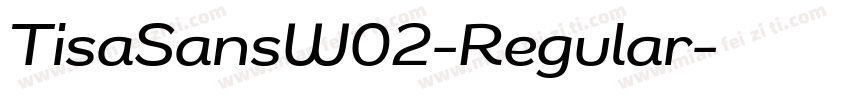 TisaSansW02-Regular字体转换