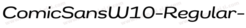 ComicSansW10-Regular字体转换