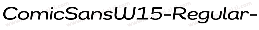 ComicSansW15-Regular字体转换