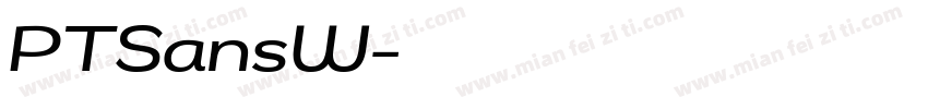 PTSansW字体转换