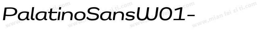 PalatinoSansW01字体转换