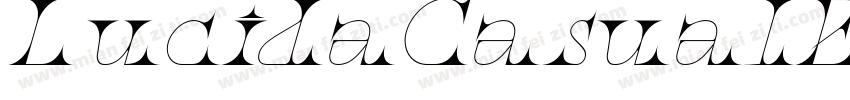 LucidaCasualEF-Itali字体转换