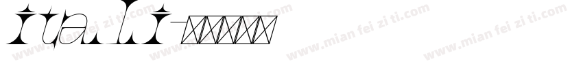 itali字体转换