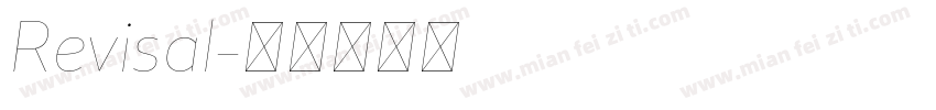 Revisal字体转换