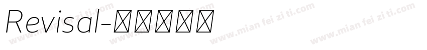 Revisal字体转换