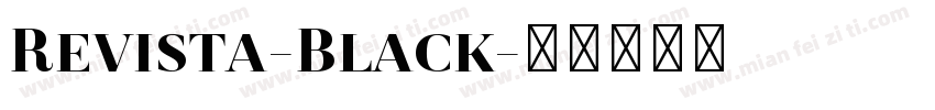 Revista-Black字体转换