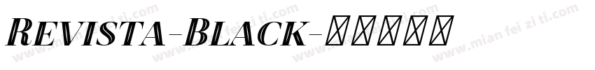 Revista-Black字体转换