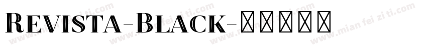 Revista-Black字体转换