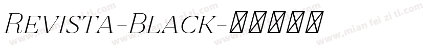 Revista-Black字体转换