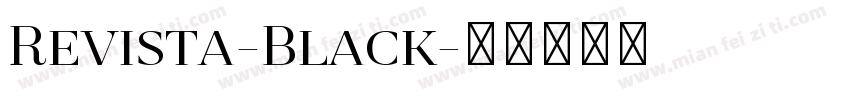Revista-Black字体转换