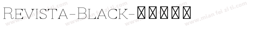 Revista-Black字体转换