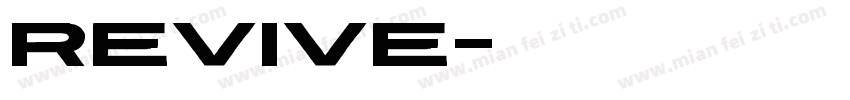 Revive字体转换